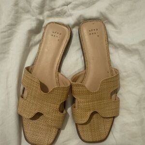 a new day Tan Minimalist Sandals